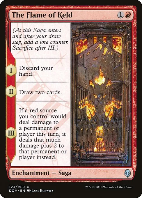 The Flame of Keld · Dominaria 123/280