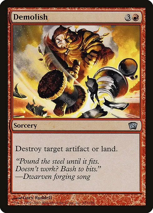 Demolish · Eighth Edition 183★/711