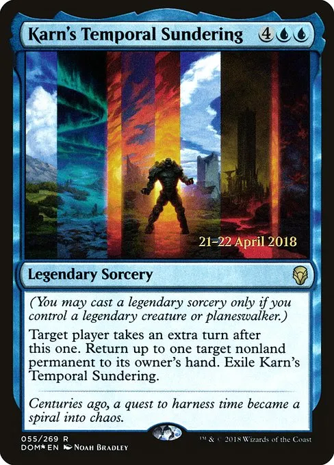 Karn's Temporal Sundering · Dominaria Promos 55s/118