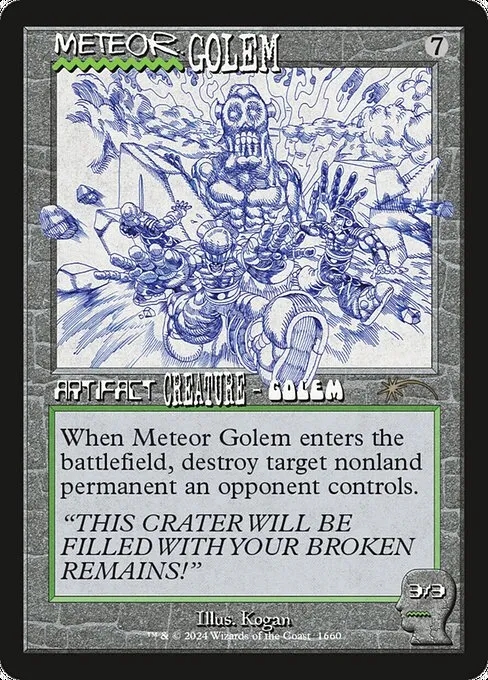 Meteor Golem · Secret Lair Drop 1660/2547