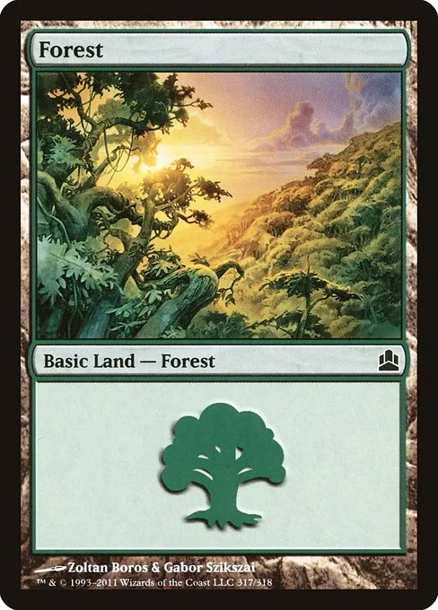 Forest · Commander 2011 317/318