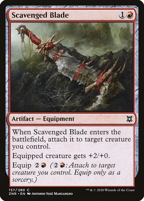 Scavenged Blade · Zendikar Rising 157/407