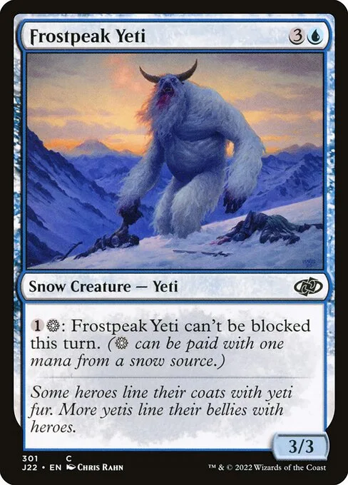 Frostpeak Yeti · Jumpstart 2022 301/835