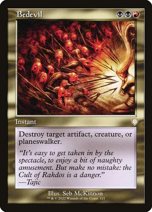 Bedevil · The Brothers' War Commander 121/209