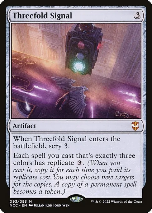 Threefold Signal · New Capenna Commander 93/447