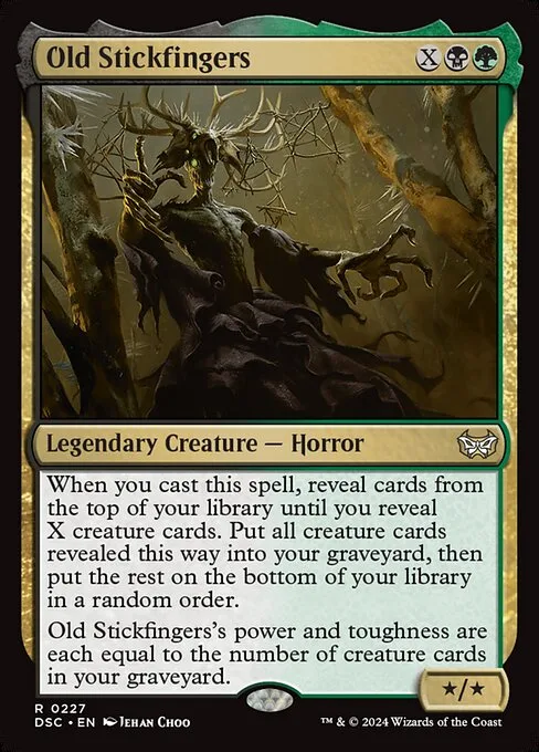 Old Stickfingers · Duskmourn: House of Horror Commander 227/373
