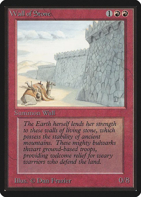 Wall of Stone · Limited Edition Beta 183/302