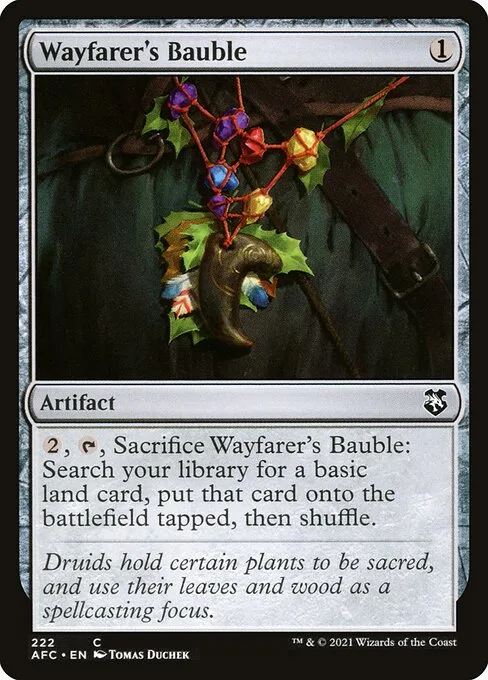 Wayfarer's Bauble · Forgotten Realms Commander 222/331