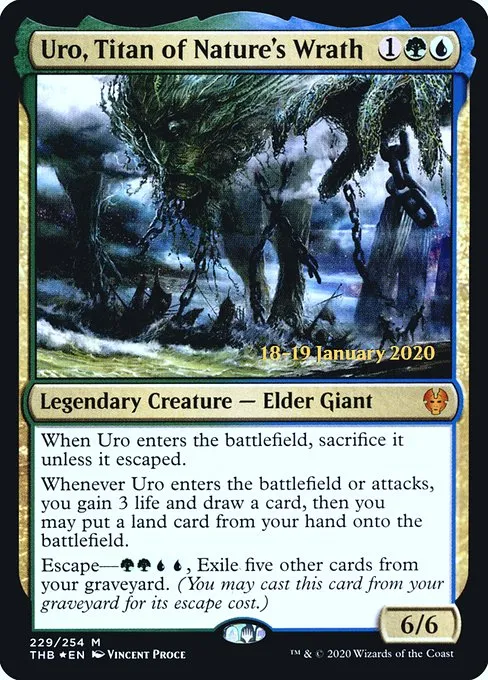 Uro, Titan of Nature's Wrath · Theros Beyond Death Promos 229s/137