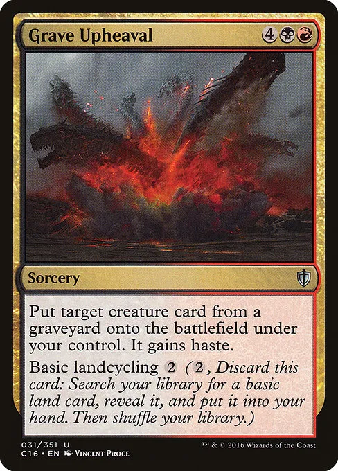 Grave Upheaval · Commander 2016 31/351