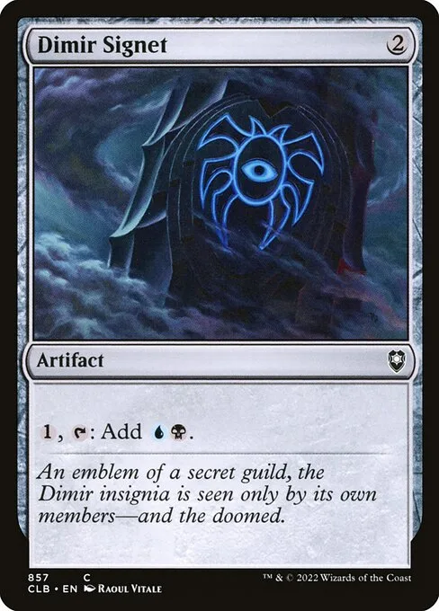 Dimir Signet · Commander Legends: Battle for Baldur's Gate 857/936