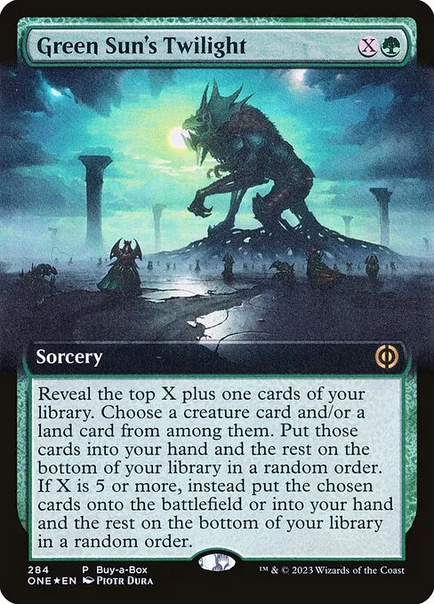 Green Sun's Twilight · Phyrexia: All Will Be One 284/479