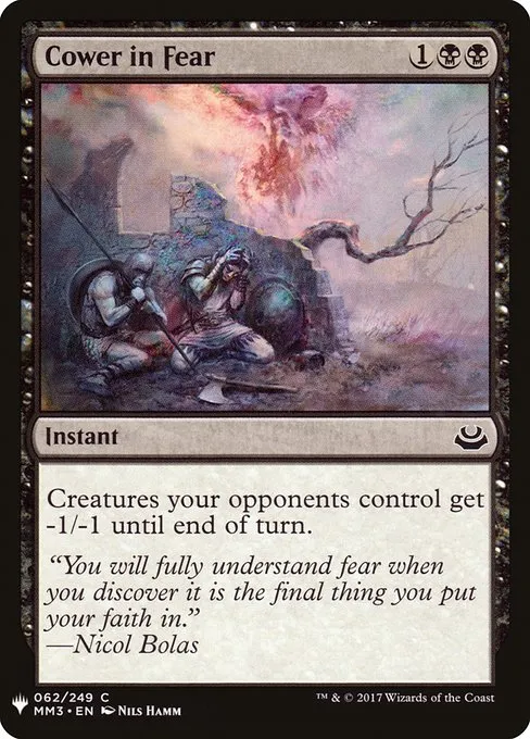 Cower in Fear · The List MM3-62/5050
