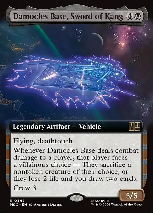 Damocles Base, Sword of Kang · Marvel Super Heroes Commander 347/9
