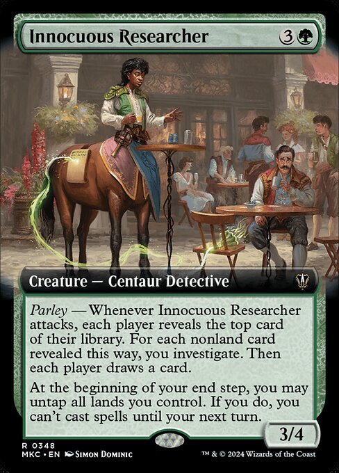 Innocuous Researcher · Murders at Karlov Manor Commander 348/358