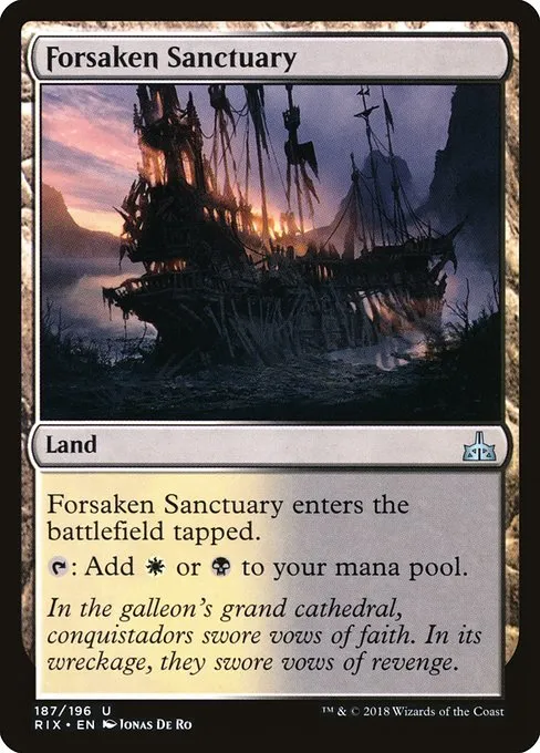 Forsaken Sanctuary · Rivals of Ixalan 187/205
