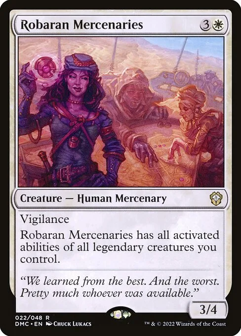 Robaran Mercenaries · Dominaria United Commander 22/240