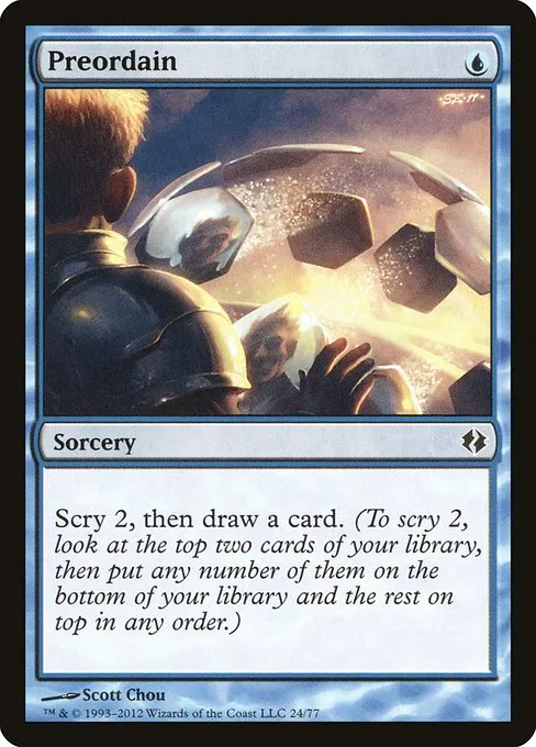 Preordain · Duel Decks: Venser vs. Koth 24/77