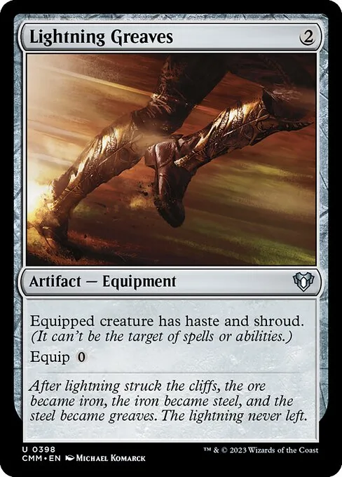 Lightning Greaves · Commander Masters 398/1067