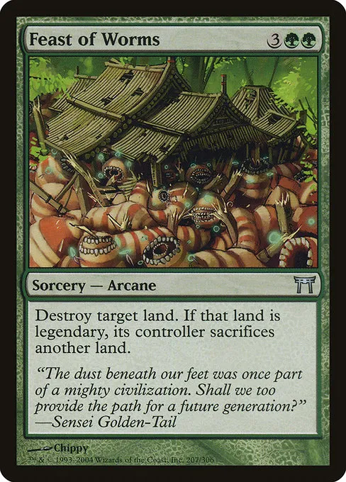Feast of Worms · Champions of Kamigawa 207/307