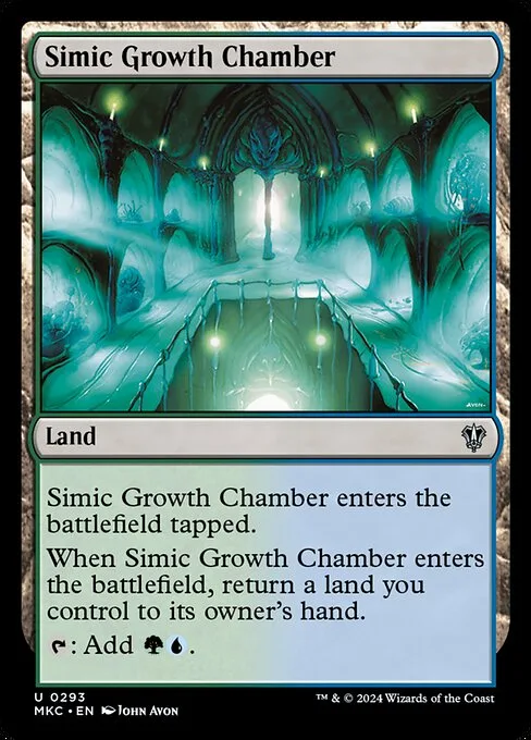 Simic Growth Chamber · Murders at Karlov Manor Commander 293/358