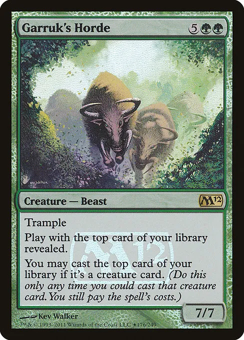 Garruk's Horde · Magic 2012 Promos 176★/3