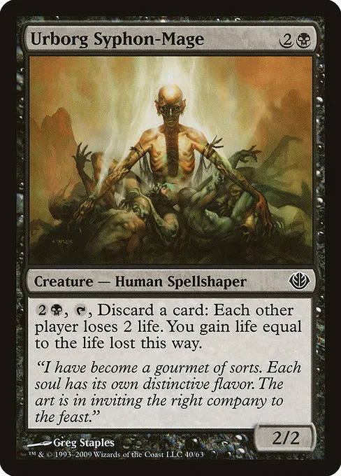 Urborg Syphon-Mage · Duel Decks: Garruk vs. Liliana 40/63