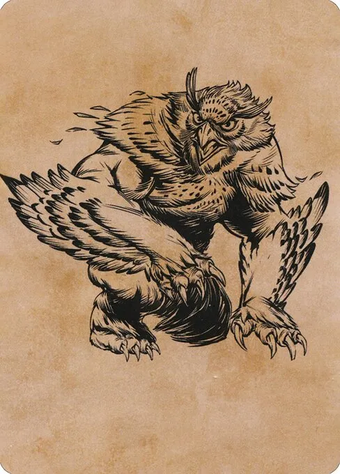 Owlbear // Owlbear · Adventures in the Forgotten Realms Art Series 76/81