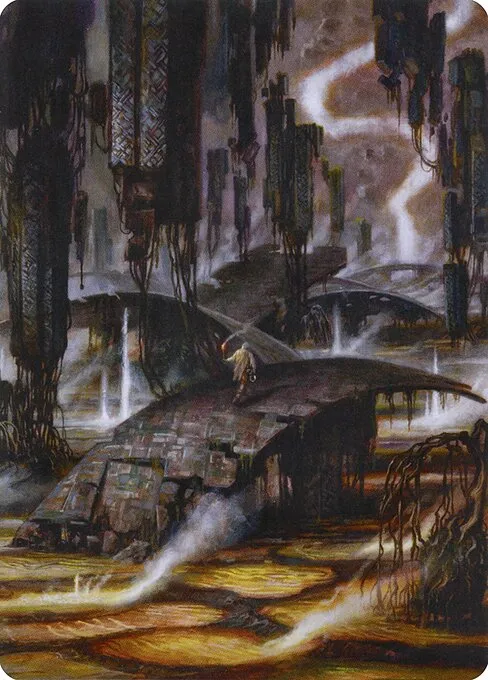 Grimclimb Pathway // Grimclimb Pathway · Zendikar Rising Art Series 24/81