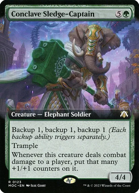 Conclave Sledge-Captain · March of the Machine Commander 123/450