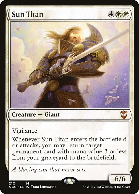 Sun Titan · New Capenna Commander 210/447