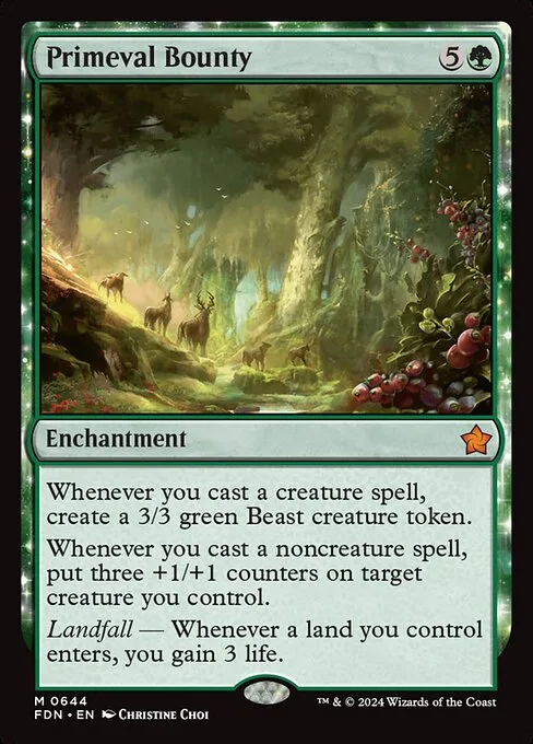 Primeval Bounty · Foundations 644/771