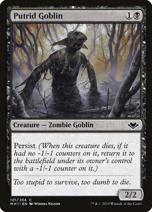 Putrid Goblin · Modern Horizons 101/255