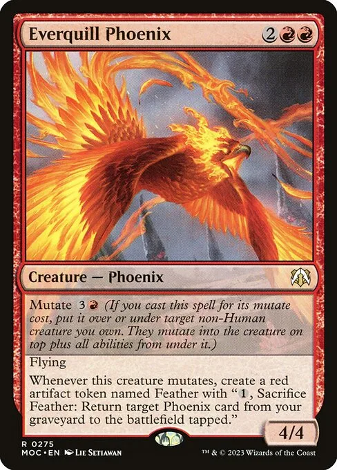 Everquill Phoenix · March of the Machine Commander 275/450