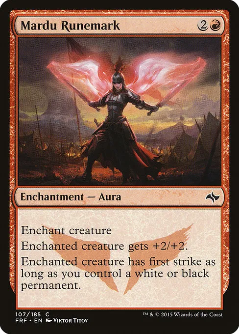 Mardu Runemark · Fate Reforged 107/191