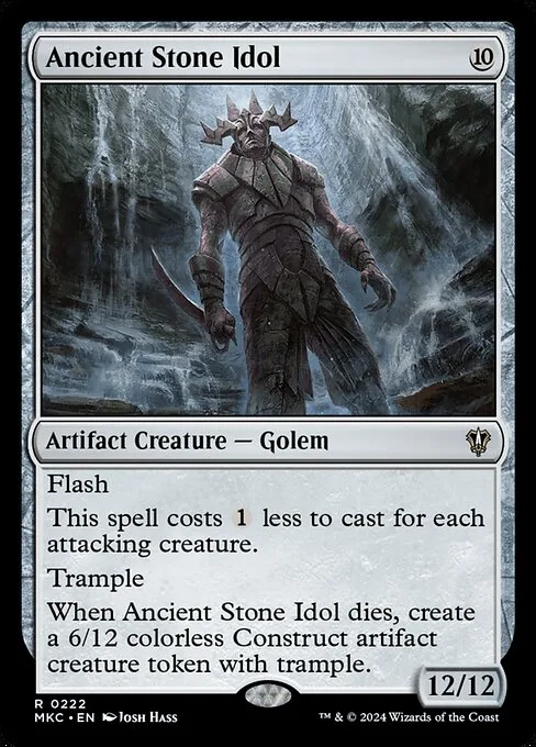 Ancient Stone Idol · Murders at Karlov Manor Commander 222/358