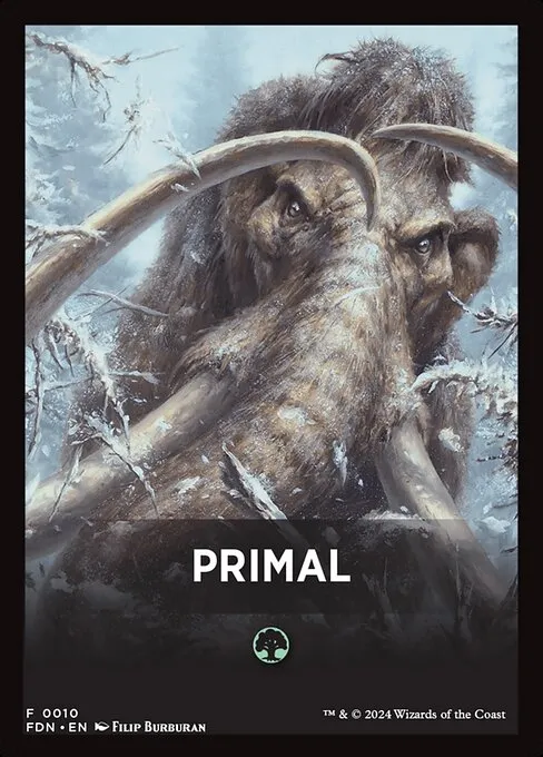 Primal · Foundations Front Cards 10/10