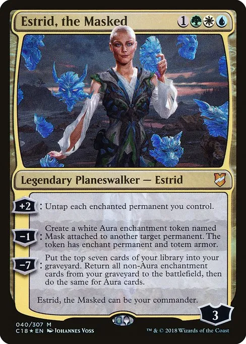 Estrid, the Masked · Commander 2018 40/307