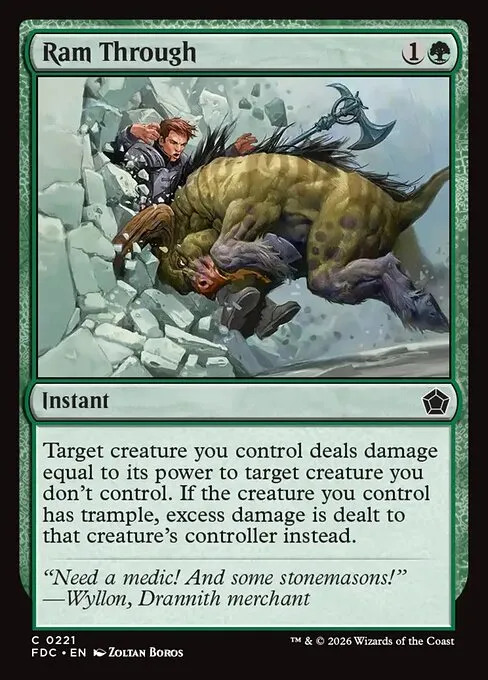 Ram Through · Foundations Commander 221/3