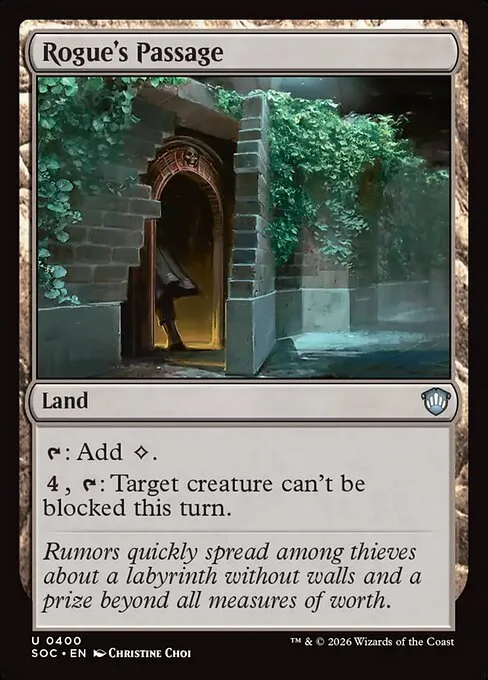 Rogue's Passage · Secrets of Strixhaven Commander 400/426