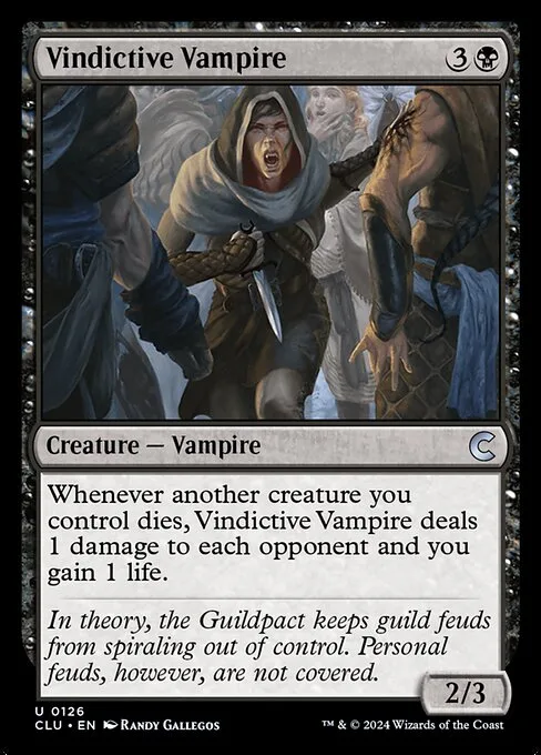 Vindictive Vampire · Ravnica: Clue Edition 126/284