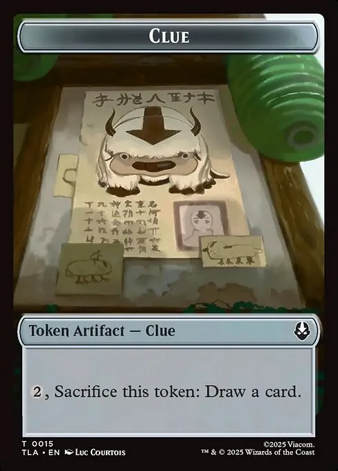 Clue · Avatar: The Last Airbender Tokens 15/22