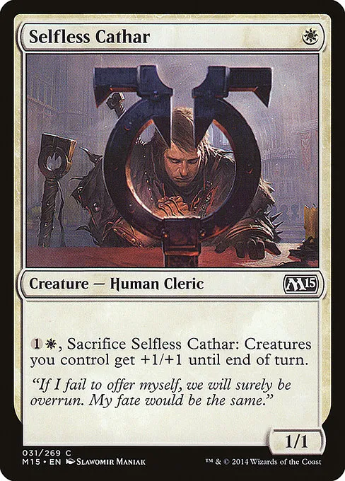 Selfless Cathar · Magic 2015 31/284
