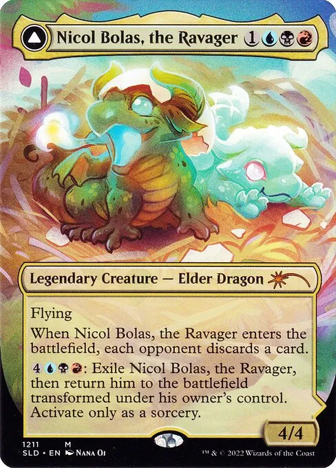 Nicol Bolas, the Ravager // Nicol Bolas, the Arisen · Secret Lair Drop 1211/2547