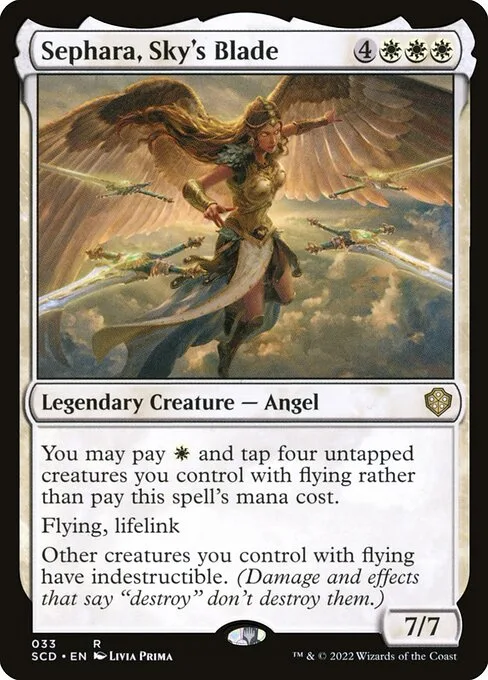 Sephara, Sky's Blade · Starter Commander Decks 33/352