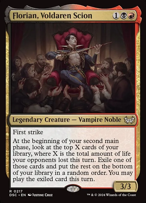 Florian, Voldaren Scion · Duskmourn: House of Horror Commander 217/373