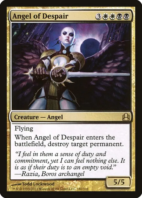 Angel of Despair · Commander 2011 180/318