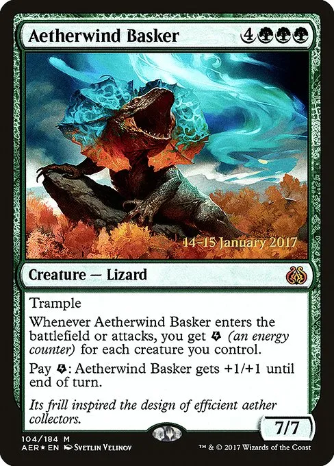 Aetherwind Basker · Aether Revolt Promos 104s/65