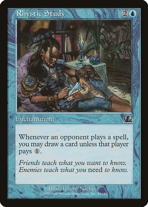 Rhystic Study · Prophecy 45/144