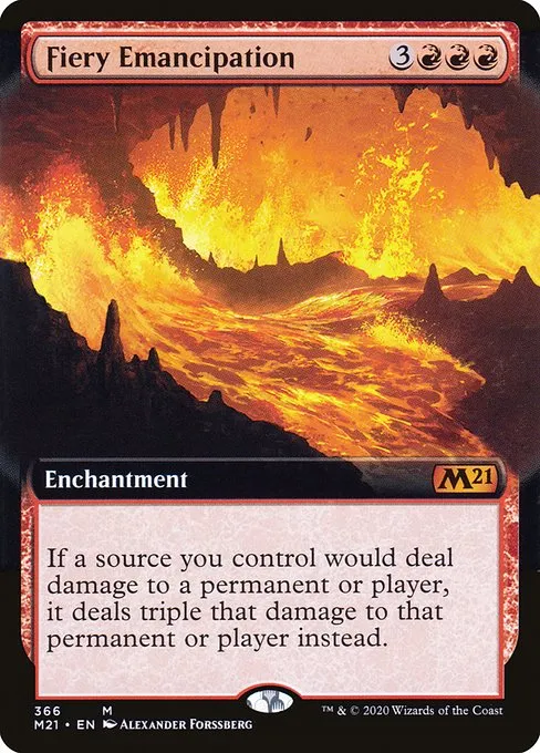 Fiery Emancipation · Core Set 2021 366/397